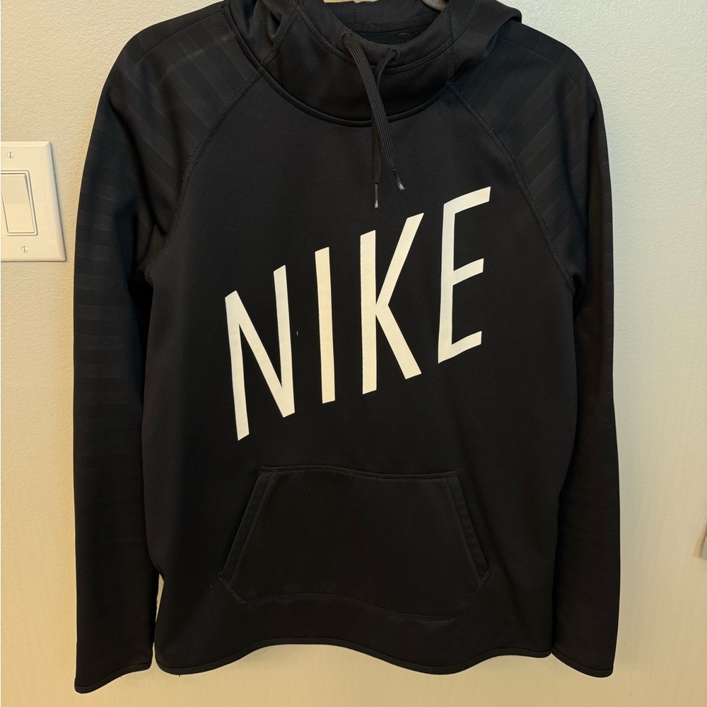 Nike - Women’s Therma-Fit/Dri-Fit - Black - Hooded Sweatshirt - Size LARGE